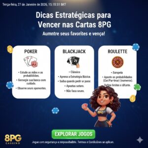 Dicas Estratégicas para Vencer nas Cartas 8PG