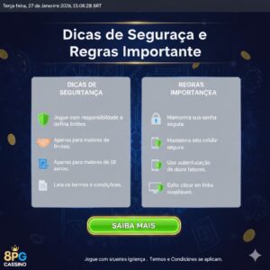 Dicas de Segurança e Regras Importantes