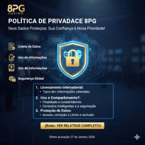 Política de Privacidade 8PG